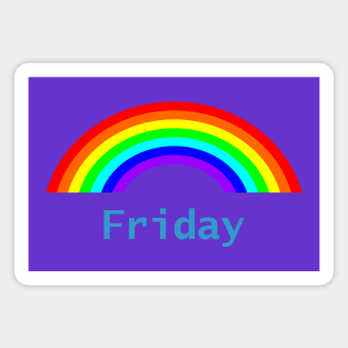 Friday Rainbow Magnet